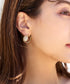 カラーアクリル+フープピアス